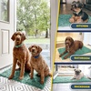 image:imageMuddy Mat  Super Water Absorbent Door Mat Indoor Microfiber Quick Dry Chenille Entryway RugSlip Resistant Front Door MatIndoor Mats for EntrywayMachine Washable Pet Rug Seafoam Green 30x19