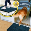 image:imageMuddy Mat  Super Water Absorbent Door Mat Indoor Microfiber Quick Dry Chenille Entryway RugSlip Resistant Front Door MatIndoor Mats for EntrywayMachine Washable Pet Rug Atlantic Blue 24x96