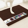 image:imageMuddy Mat  Super Water Absorbent Door Mat Indoor Microfiber Quick Dry Chenille Entryway Rug Slip Resistant Front Door Mat Indoor Mats for Entryway Machine Washable Pet Rug Brown XXXL 72X48
