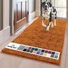 image:imageMuddy Mat  Super Water Absorbent Door Mat Indoor Microfiber Quick Dry Chenille Entryway Rug Slip Resistant Front Door Mat Indoor Mats for Entryway Machine Washable Pet Rug Orange XL 35 x 60