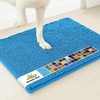 image:imageMuddy Mat  Super Water Absorbent Door Mat Indoor Microfiber Quick Dry Chenille Entryway Rug Slip Resistant Front Door Mat Indoor Mats for Entryway Machine Washable Pet Rug Sky Blue 18x28