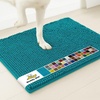 image:imageMuddy Mat  Super Water Absorbent Door Mat Indoor Microfiber Quick Dry Chenille Entryway Rug Slip Resistant Front Door Mat Indoor Mats for Entryway Machine Washable Pet Rug Teal 18x28