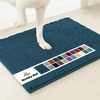 image:imageMuddy Mat  Super Water Absorbent Door Mat Indoor Microfiber Quick Dry Chenille Entryway Rug Slip Resistant Front Door Mat Indoor Mats for EntrywayMachine Washable Pet Rug Atlantic Blue 48x72