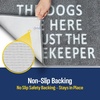 image:imageMuddy Mat Absorbent Microfiber Door Mat and Pet Rug Non Slip Washable Chenille Indoor Outdoor Rug  Warning Dog Cant Hold Its Licker Funny Pet Welcome Mat 19x30The Dogs Live Here IM Just The Housekeeper