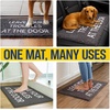 image:imageMuddy Mat Absorbent Microfiber Door Mat and Pet Rug Non Slip Washable Chenille Indoor Outdoor Rug  Warning Dog Cant Hold Its Licker Funny Pet Welcome Mat 19x30Leave Your Troubles At The Door