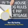 image:imageMuddy Mat Absorbent Microfiber Door Mat and Pet Rug Non Slip Washable Chenille Indoor Outdoor Rug  Warning Dog Cant Hold Its Licker Funny Pet Welcome Mat 19x30In This House The Dog Rules  We Pay The Mortgage