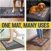 image:imageMuddy Mat Absorbent Microfiber Door Mat and Pet Rug Non Slip Washable Chenille Indoor Outdoor Rug  Warning Dog Cant Hold Its Licker Funny Pet Welcome Mat 19x30The Dogs Live Here IM Just The Housekeeper