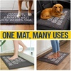 image:imageMuddy Mat Absorbent Microfiber Door Mat and Pet Rug Non Slip Washable Chenille Indoor Outdoor Rug  Warning Dog Cant Hold Its Licker Funny Pet Welcome Mat 19x30Warning Doorbell Broken But Dog Work Fine