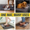 image:imageMuddy Mat Highly Water Absorbent Microfiber Door Mat and Pet Carpet SlipResistant Thick Washable Soft Chenille Mat for Kitchen Bedroom Indoor and Outdoor  Dog Face Rottweiler 19X30Cavalier Spaniel