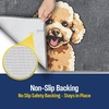 image:imageMuddy Mat Highly Water Absorbent Microfiber Door Mat and Pet Carpet SlipResistant Thick Washable Soft Chenille Mat for Kitchen Bedroom Indoor and Outdoor  Dog Face Rottweiler 19X30Poodle