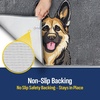 image:imageMuddy Mat Highly Water Absorbent Microfiber Door Mat and Pet Carpet SlipResistant Thick Washable Soft Chenille Mat for Kitchen Bedroom Indoor and Outdoor  Dog Face Rottweiler 19X30German Shepherd