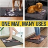 image:imageMuddy Mat Highly Water Absorbent Microfiber Door Mat and Pet Carpet SlipResistant Thick Washable Soft Chenille Mat for Kitchen Bedroom Indoor and Outdoor  Dog Face Rottweiler 19X30French Bulldog