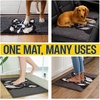 image:imageMuddy Mat Highly Water Absorbent Microfiber Door Mat and Pet Carpet SlipResistant Thick Washable Soft Chenille Mat for Kitchen Bedroom Indoor and Outdoor  Dog Face Rottweiler 19X30Border Collie
