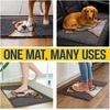 image:imageMuddy Mat Highly Water Absorbent Microfiber Door Mat and Pet Carpet SlipResistant Thick Washable Soft Chenille Mat for Kitchen Bedroom Indoor and Outdoor  Dog Face Rottweiler 19X30Pitbull