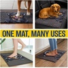 image:imageMuddy Mat Highly Water Absorbent Microfiber Door Mat and Pet Carpet SlipResistant Thick Washable Soft Chenille Mat for Kitchen Bedroom Indoor and Outdoor  Dog Face Rottweiler 19X30Rottweiler