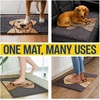 image:imageMuddy Mat Highly Water Absorbent Microfiber Door Mat and Pet Carpet SlipResistant Thick Washable Soft Chenille Mat for Kitchen Bedroom Indoor and Outdoor  Dog Face Rottweiler 19X30Labrador