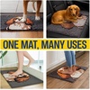 image:imageMuddy Mat Highly Water Absorbent Microfiber Door Mat and Pet Carpet SlipResistant Thick Washable Soft Chenille Mat for Kitchen Bedroom Indoor and Outdoor  Dog Face Rottweiler 19X30Cavalier King Charles Spaniel
