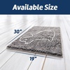 image:imageMuddy Mat Paw Dog Door Embroidery Mat Super Absorbent Microfiber Indoor Outdoor mat for Muddy Paws NonSlip Washable Pet Rug Quick Dry Chenille Entryway Carpet Machine Washable  Grey 19x30Sit Dog