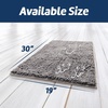 image:imageMuddy Mat Paw Dog Door Embroidery Mat Super Absorbent Microfiber Indoor Outdoor mat for Muddy Paws NonSlip Washable Pet Rug Quick Dry Chenille Entryway Carpet Machine Washable  Grey 19x30Paw