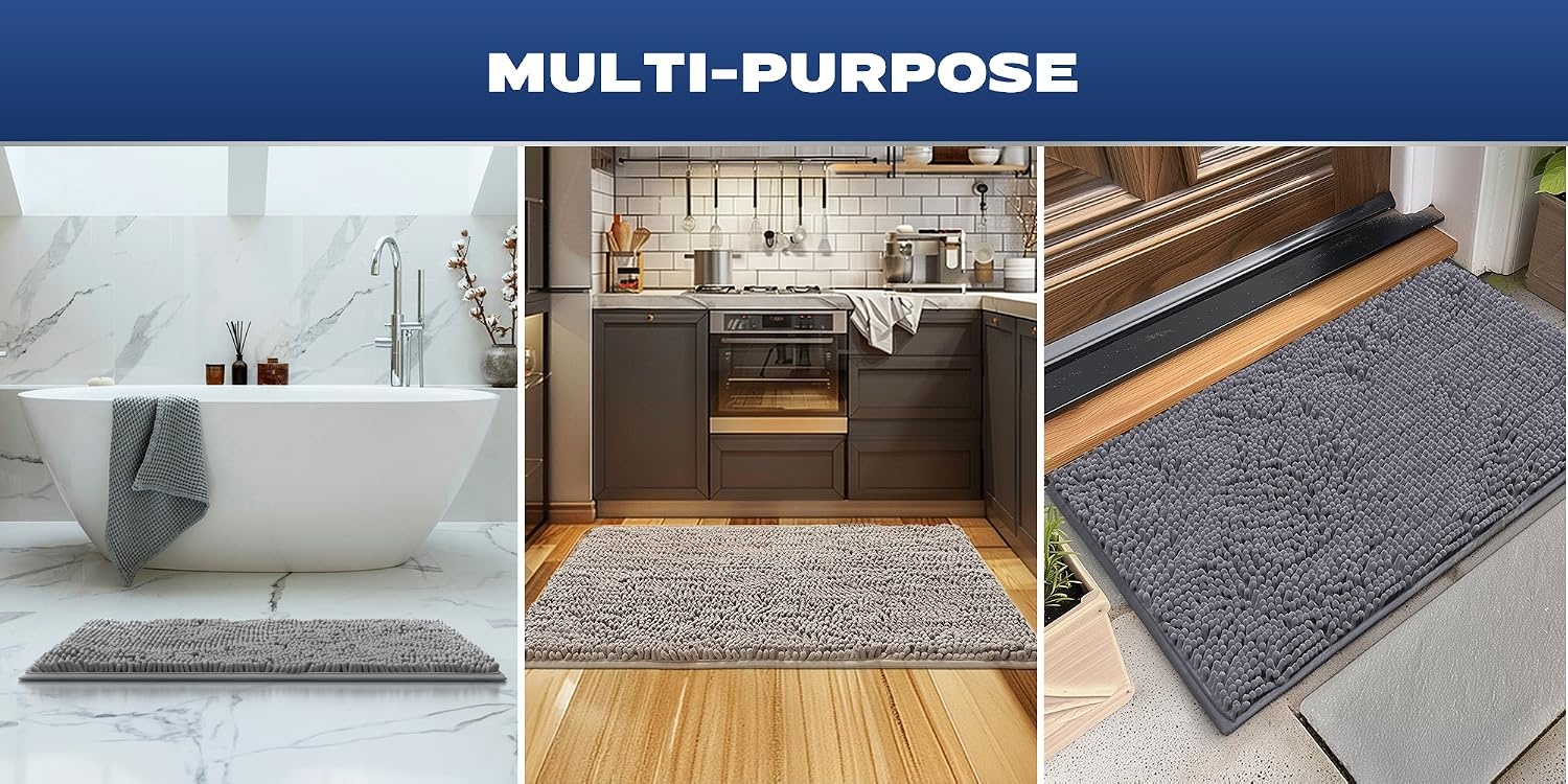 Muddy Mat｜Super Water Absorbent Door Mat,High‑Absorption Chenille Mats for Dog Households